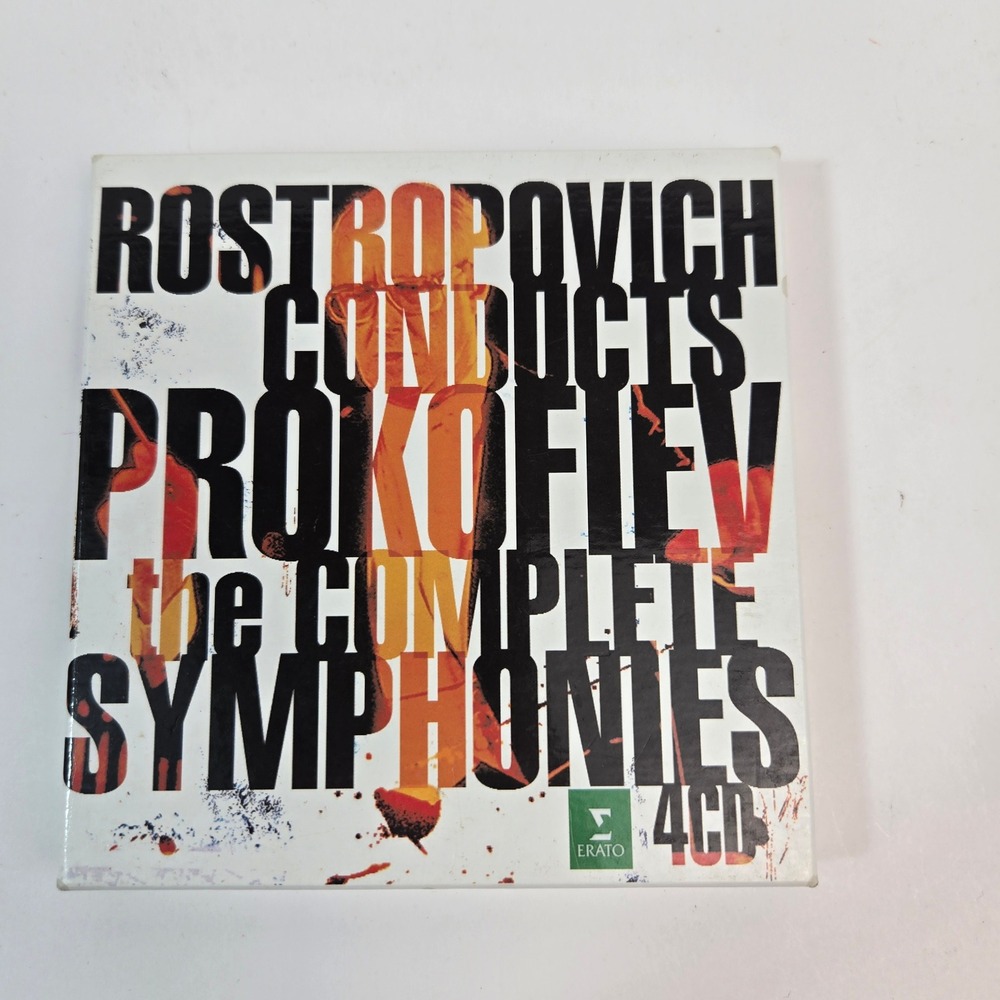 Rostropovich - Prokofiev The Complete Symphonies 4 CD Erato Box Set NM